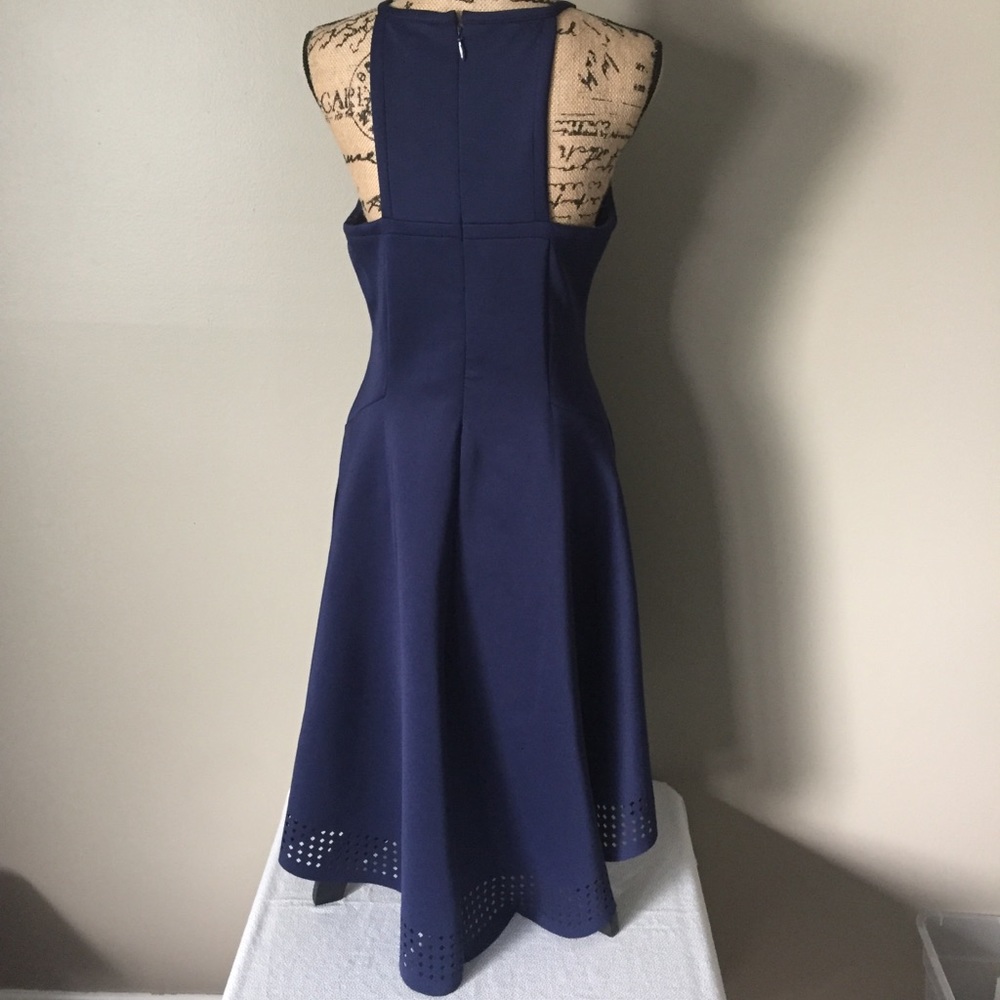 NWT Lilly Pulitzer Navy Aurelie Fit Flare Dress M - Picture 6 of 8